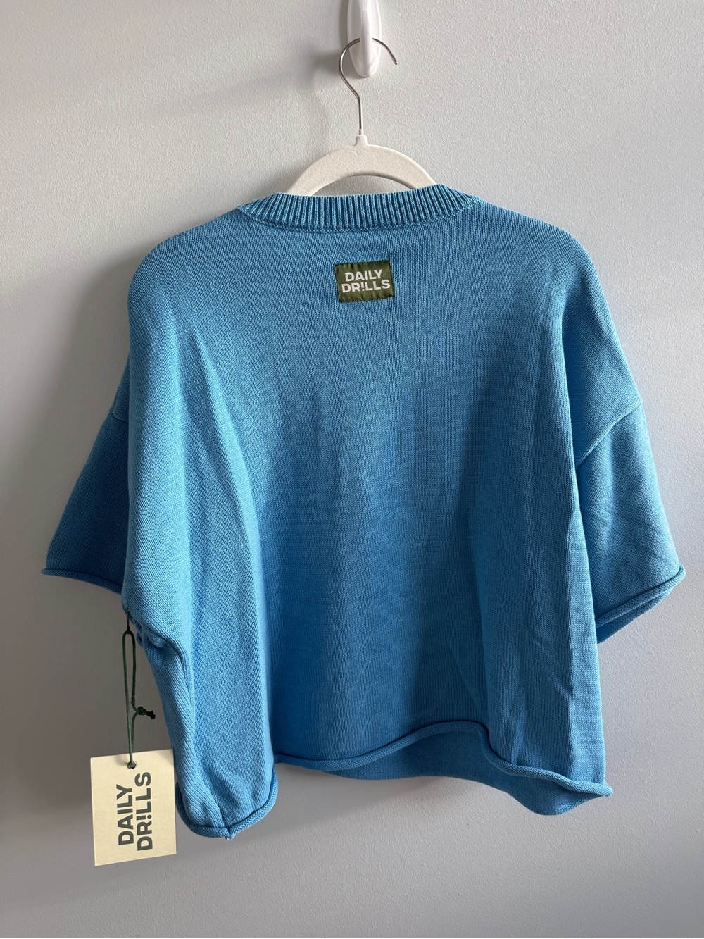 Daily Drills Beach Knit Cropped Sleeve in Malibu